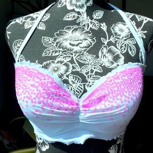 VS confetti sequin bikini top